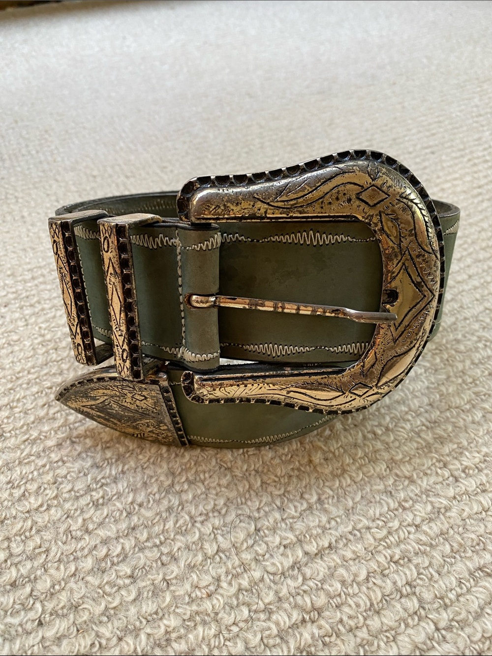 Doppia Vita Leather Belt from Italy